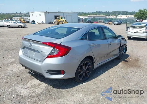 2019 Honda Civic Sport z USA, uszkodzony, nr VIN 19XFC2E8XKE005504